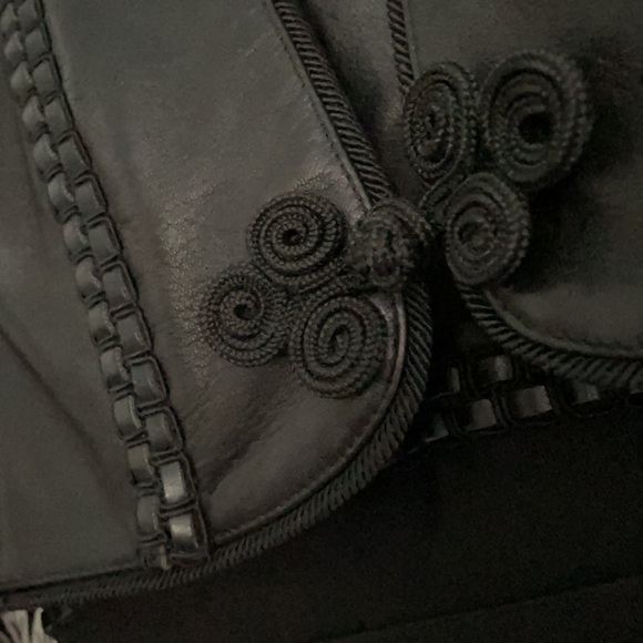 VNTG JOHN MURROUGH COUTURE LEATHER DRESS&JACKET - Picture 5 of 16